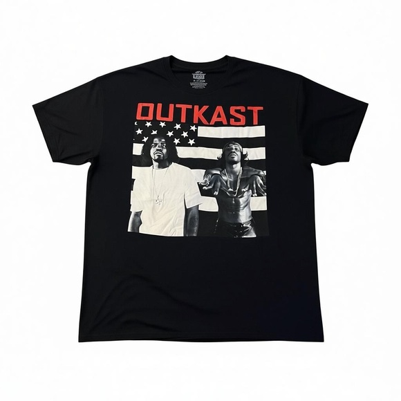 Outkast Other - OutKast Stanktonia Album Cover Black Graphic Tee